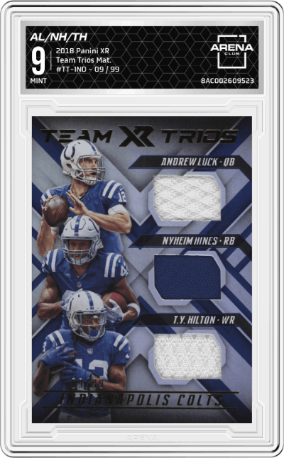 Andrew Luck / Nyheim Hines / T.Y. Hilton