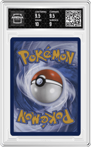 Lugia ex from the 2025 Pokemon SV set graded by Arena Club and given an overall grade of 9.5.