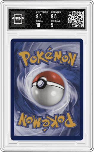 Crabominable from the 2024 Pokemon SV set graded by Arena Club and given an overall grade of 9.5.