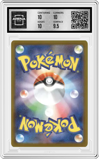 Sylveon ex from the 2024 Pokemon SV JPN set graded by Arena Club and given an overall grade of 10.