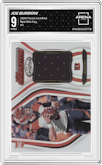 Joe Burrow from the 2020 Panini Certified set graded by Arena Club and given an overall grade of 9.