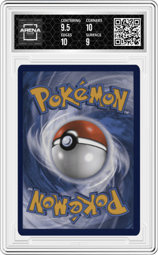 Trevenant VMAX from the 2021 Pokemon SWSH set graded by Arena Club and given an overall grade of 9.5.