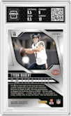Tyson Bagent from the 2024 Panini Prizm set featuring a Choice Tiger Stripe Prizm parallel graded by Arena Club and given an overall grade of 9.5.