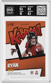 Matt Ryan from the 2020 Panini Absolute set graded by Arena Club and given an overall grade of 9.