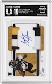 Najee Harris from the 2021 Panini One set graded by Arena Club and given an overall grade of 9.5.