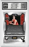 Gradey Dick from the 2023-24 Panini Prizm set featuring a Blue Ice parallel graded by Arena Club and given an overall grade of 10.