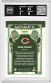 Rome Odunze from the 2024 Panini Mosaic set graded by Arena Club and given an overall grade of 9.