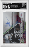 Marcus Allen from the 2021 Panini Spectra set featuring a Meta parallel graded by Arena Club and given an overall grade of 9.5.
