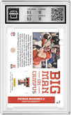 Patrick Mahomes II from the 2017 Panini Score set graded by Arena Club and given an overall grade of 10.