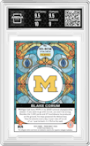 Blake Corum from the 2024 Panini Prizm Draft Picks set graded by Arena Club and given an overall grade of 9.5.