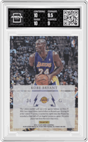Kobe Bryant from the 2012-13 Panini Elite Series set graded by Arena Club and given an overall grade of 9.5.