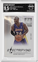 Kobe Bryant from the 2012-13 Panini Elite Series set graded by Arena Club and given an overall grade of 9.5.