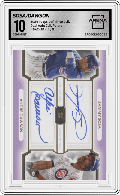 Sammy Sosa/Andre Dawson