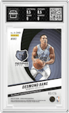 Desmond Bane from the 2022-23 Panini Revolution  set featuring a Infinite parallel graded by Arena Club and given an overall grade of 9.