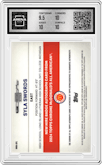 Syla Swords from the 2024 Topps Chrome McDonald's All-American set featuring a Gold Refractor parallel graded by Arena Club and given an overall grade of 10.