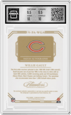 Willie Gault from the 2023 Panini Flawless set featuring a Ruby  parallel graded by Arena Club and given an overall grade of 10.