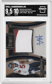 Will Anderson Jr. from the 2023 Panini Select set featuring a Copper Prizm parallel graded by Arena Club and given an overall grade of 9.5.