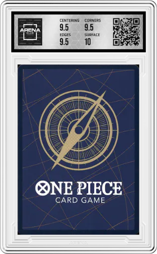 Nico Robin from the 2025 One Piece set graded by Arena Club and given an overall grade of 10.