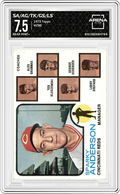 Sparky Anderson/Alex Grammas/Ted Kluszewski/George Scherger/Larry Shepard