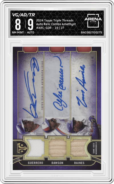 Vladimir Guerrero/Andre Dawson/Tim Raines