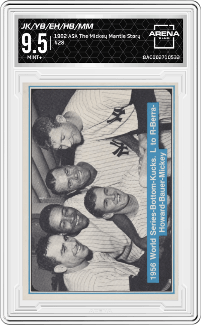 Johnny Kucks/Yogi Berra/Elston Howard/Hank Bauer/Mickey Mantle