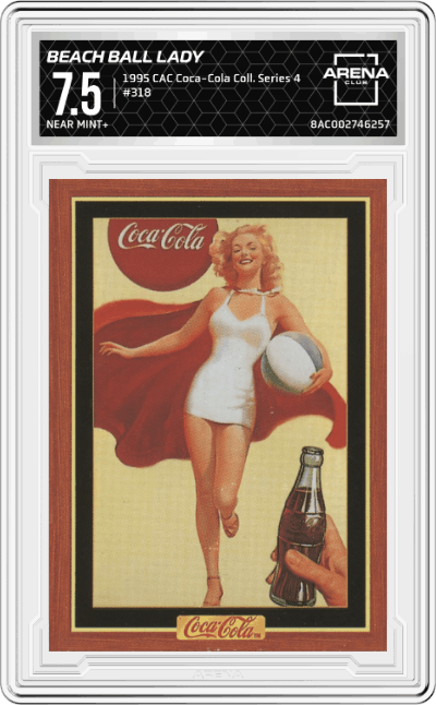Beach ball lady