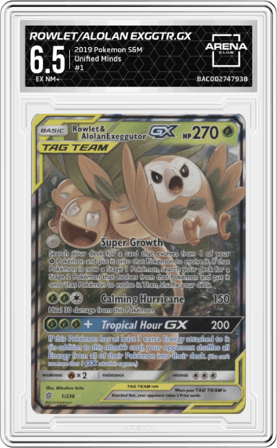 Rowlet/Alolan Exeggutor GX