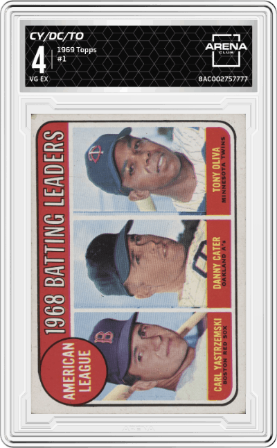 Carl Yastrzemski/Danny Cater/Tony Oliva