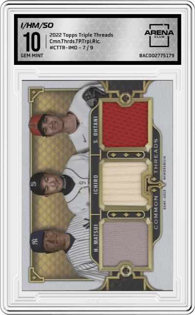 Ichiro/Hideki Matsui/Shohei Ohtani