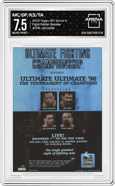 Mark Coleman/Don Frye/Ken Shamrock/Tank Abbott