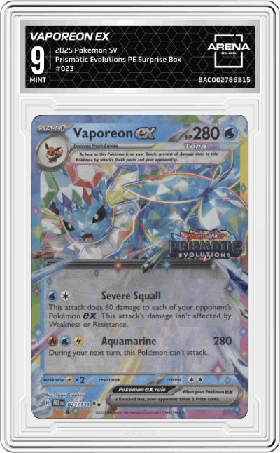 Vaporeon ex