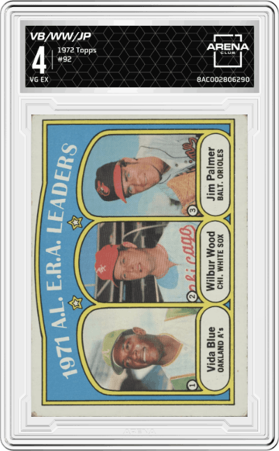 Vida Blue/Wilbur Wood/Jim Palmer