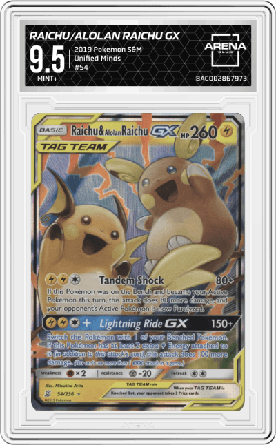 Raichu/Alolan Raichu GX
