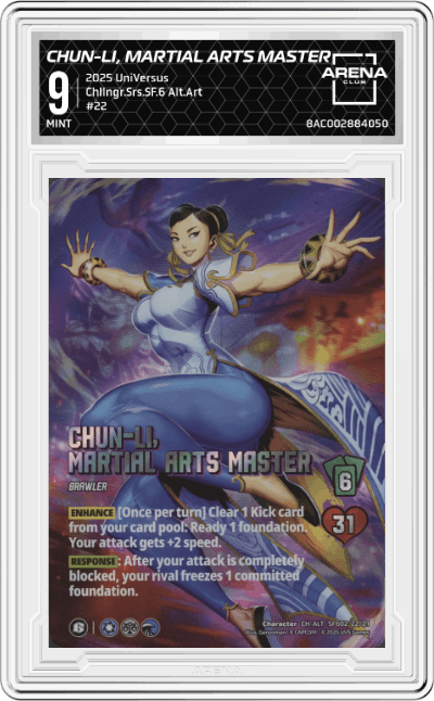 Chun-Li, Martial Arts Master