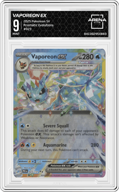 Vaporeon ex