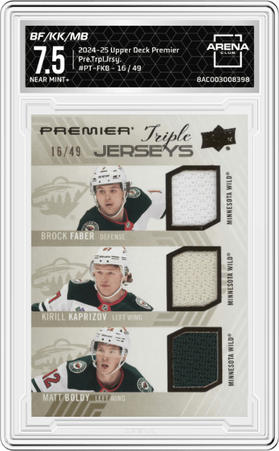 Brock Faber/Kirill Kaprizov/Matt Boldy