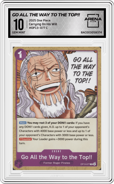 Go All the Way to the Top!!