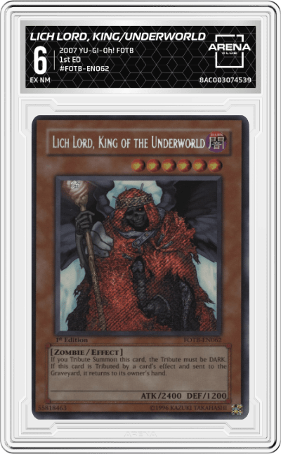 Lich Lord, King of the Underworld