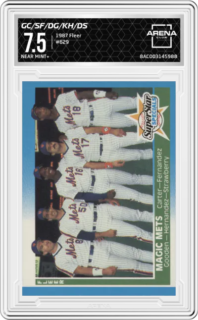 Gary Carter/Sid Fernandez/Dwight Gooden/Keith Hernandez/Darryl Strawberry