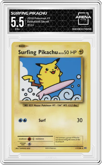 Surfing Pikachu