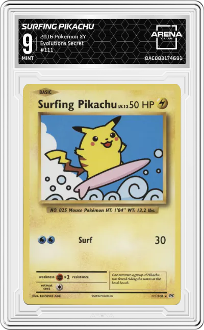 Surfing Pikachu