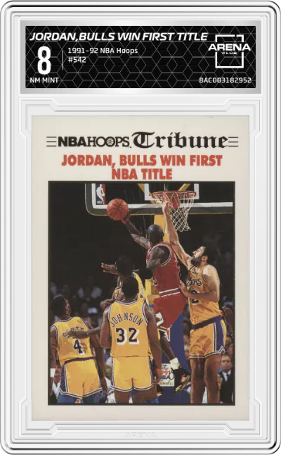 Jordan, Bulls Win First NBA Title