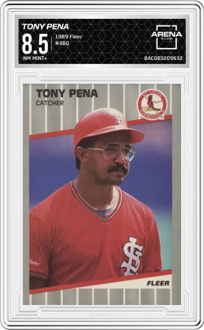 1989 Fleer Tony Pena ARENA CLUB 8.5