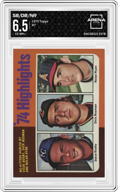 Steve Busby/Dick Bosman/Nolan Ryan