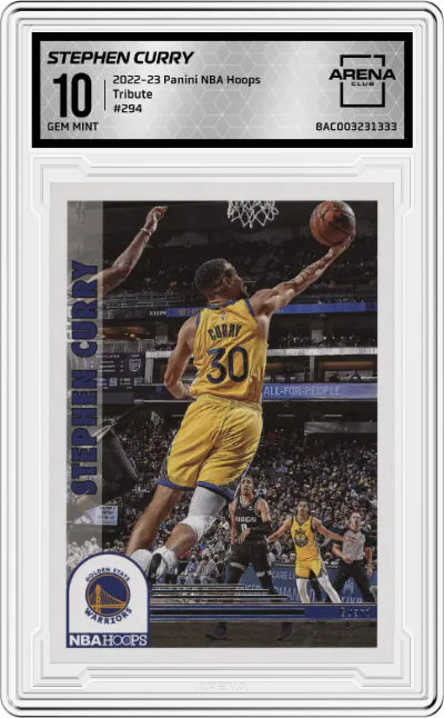 2022 Panini NBA Hoops Tribute Stephen Curry ARENA CLUB 10