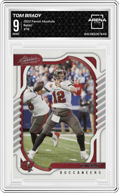 2022 Panini Absolute Tom Brady Retail ARENA CLUB 9