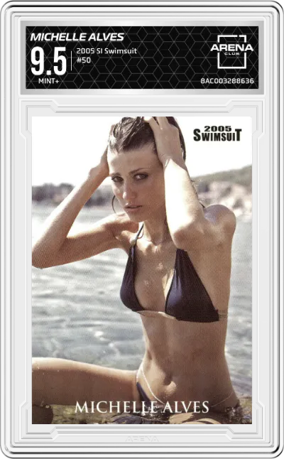 2005 Sports Illustrated Swimsuit Michelle Alves ARENA CLUB 9.5