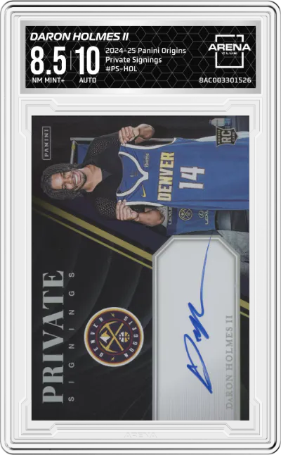 2024 Panini Origins Private Signings DaRon Holmes II ARENA CLUB 8.5