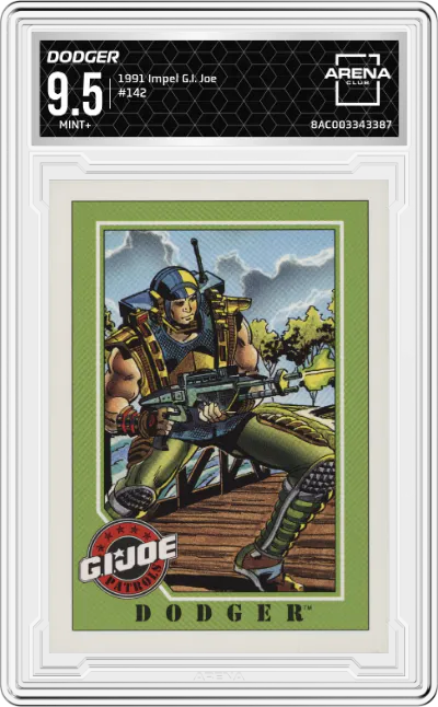 1991 Impel G.I. Joe Dodger #142 ARENA CLUB 9.5