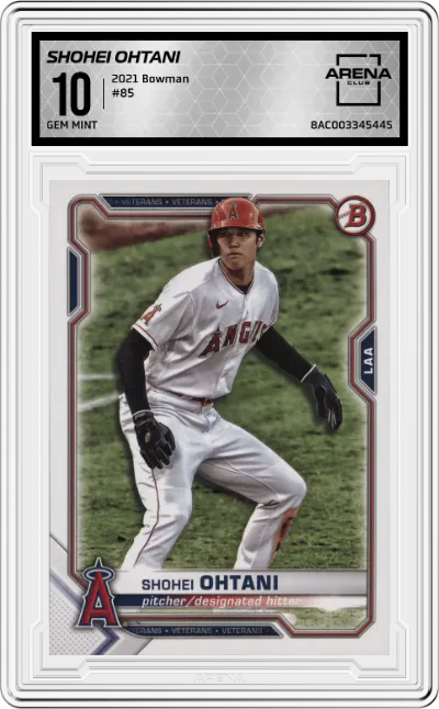 2021 Bowman Shohei Ohtani #85 ARENA CLUB 10